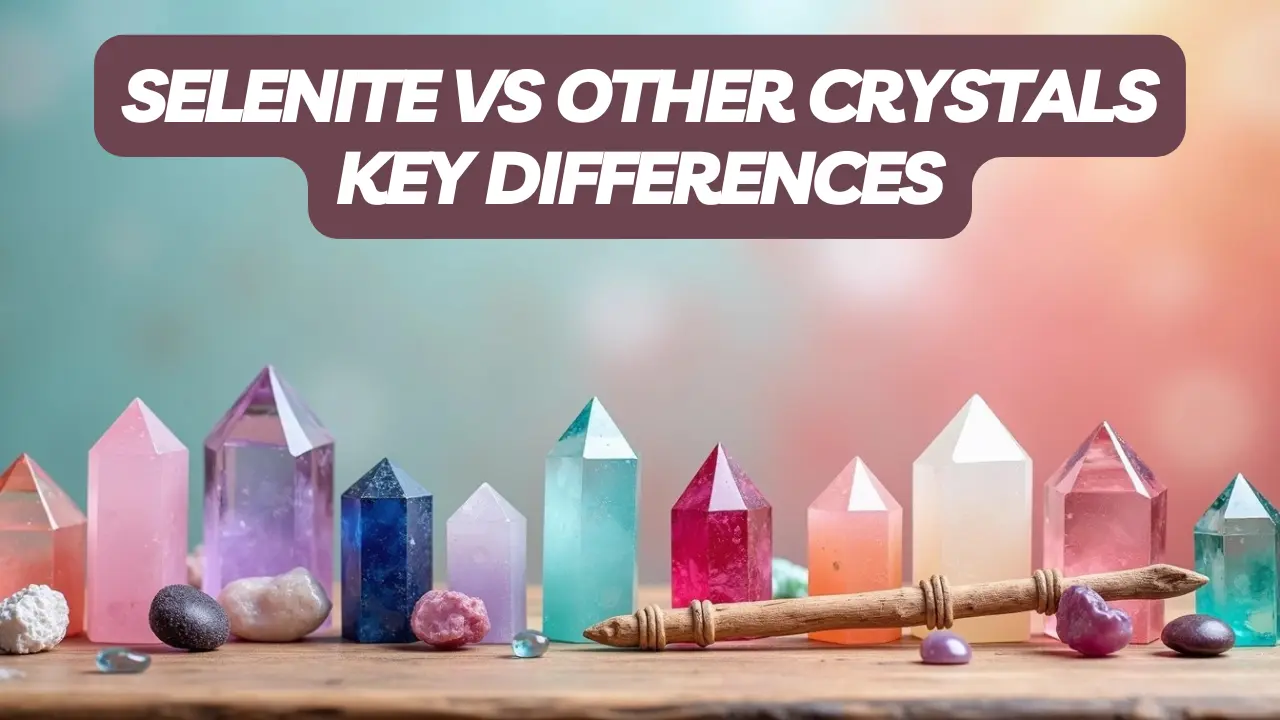 Selenite vs Other Crystals: Key Differences